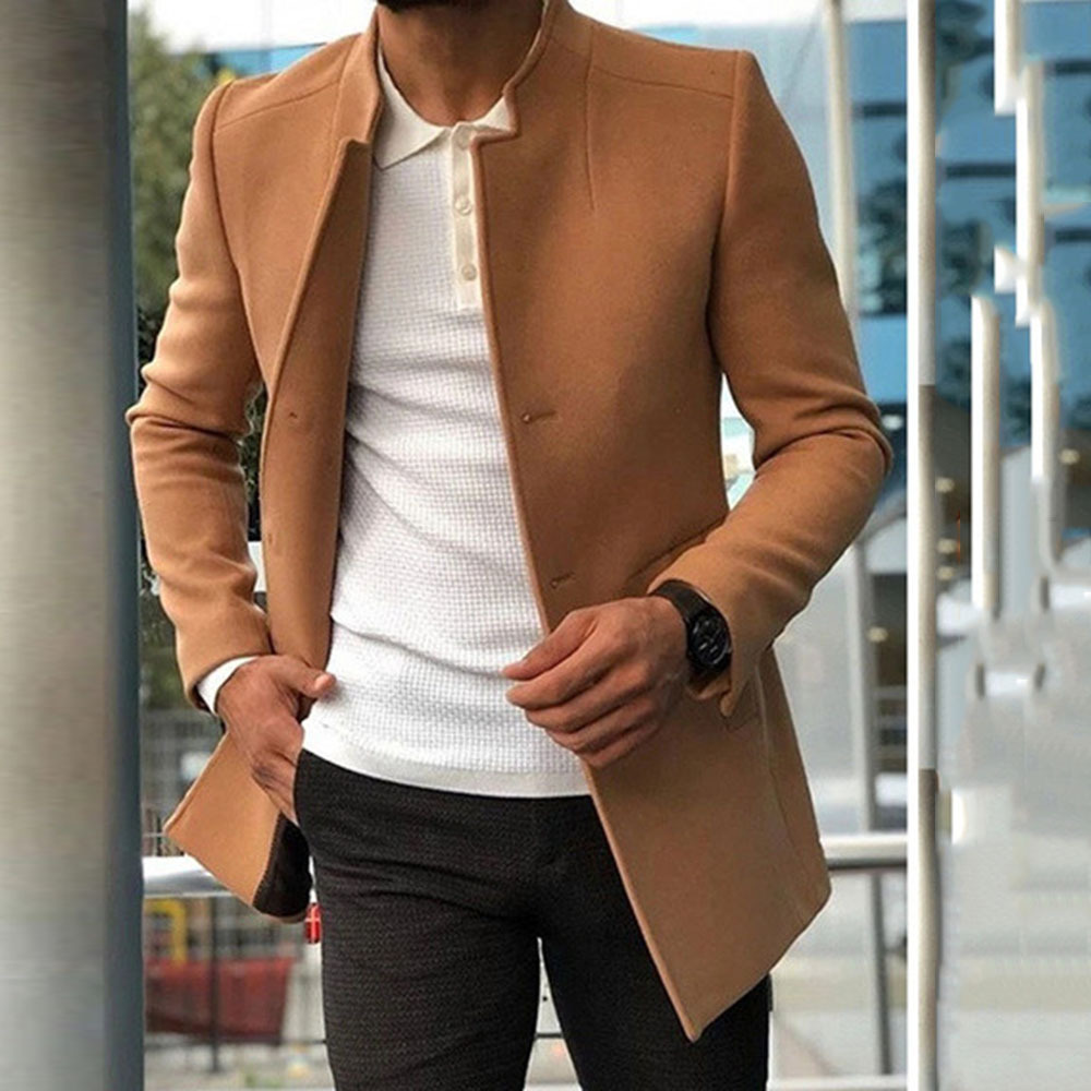 Direct sales from the manufacturer of new autumn trendy men's casual men's suits in solid colors and slimming woolen fabric