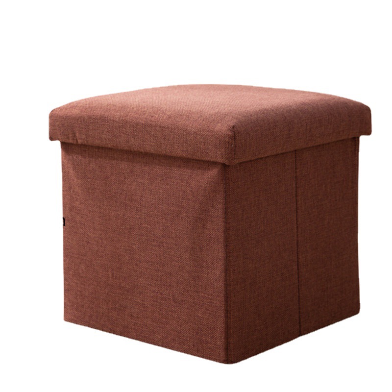 Rectangular Storage Stool Storage Stool Folding Storage Box Can Sit Home Multi-Functional Shoe Stool Children's Sofa Stool Item Picture