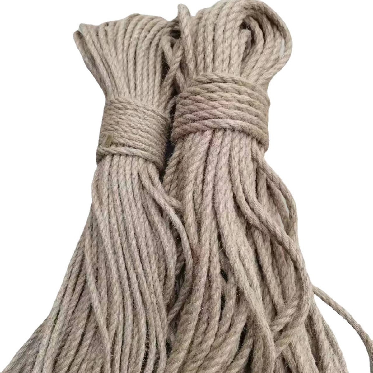 Jute rope craftsmanship, jute rope pet supplies, cat climbing frame railings, ancient buildings, tug-of-war pipes, jute rope manufacturers Item Picture