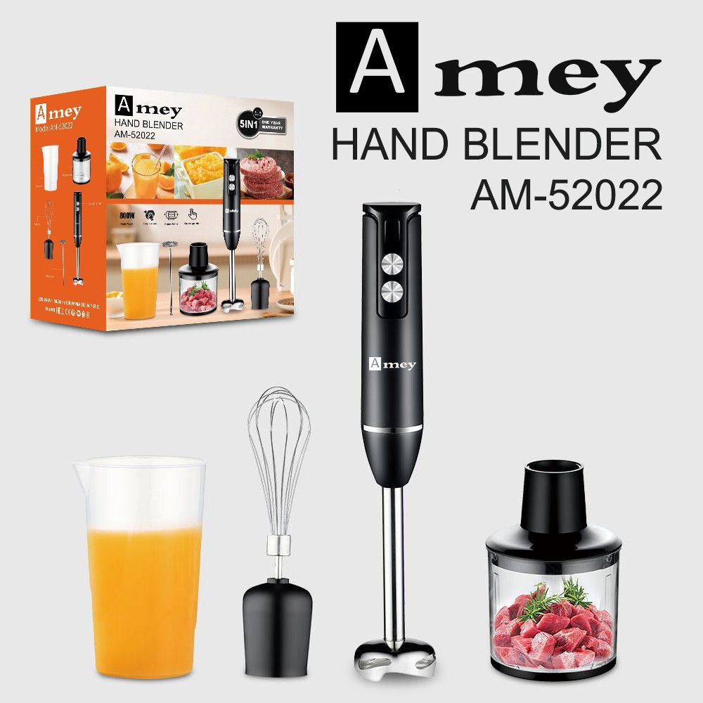 Amey52022 Multi-Functional Meat Grinder 4-In-1, Hand Blender Blender