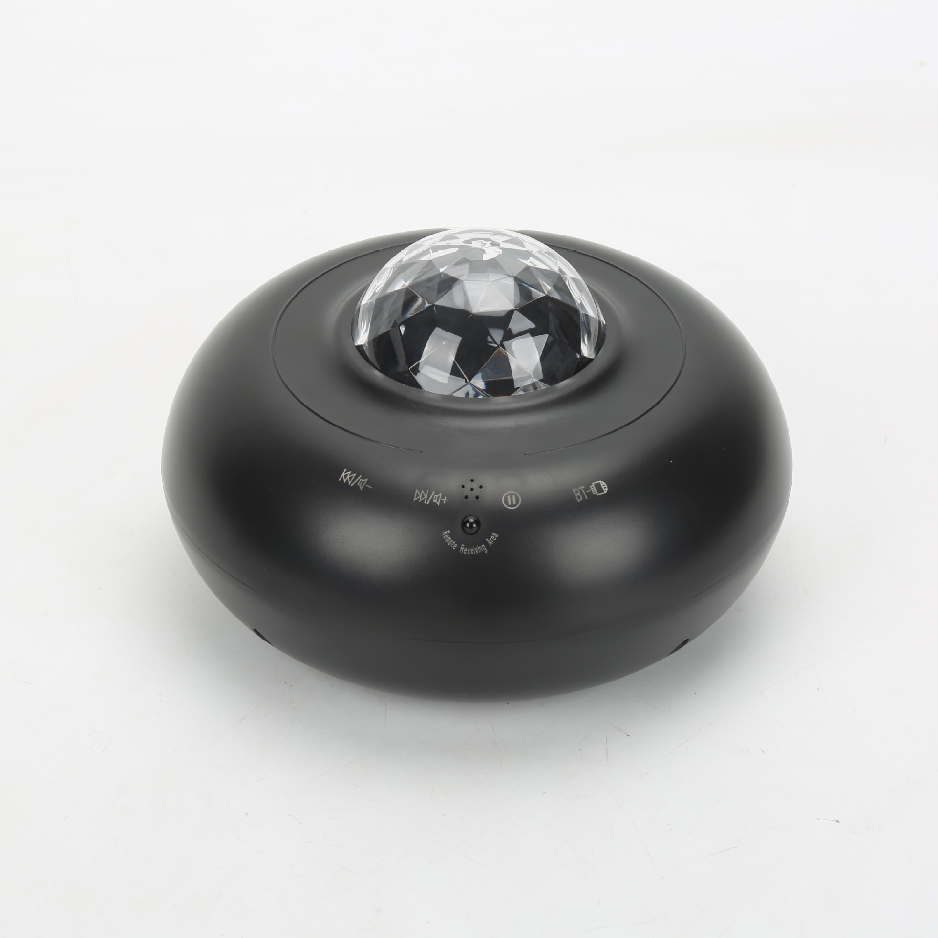 Customized black space round starry sky projection lamp, laser music night light, Bluetooth speaker and ambient light manufacturer supply details Picture