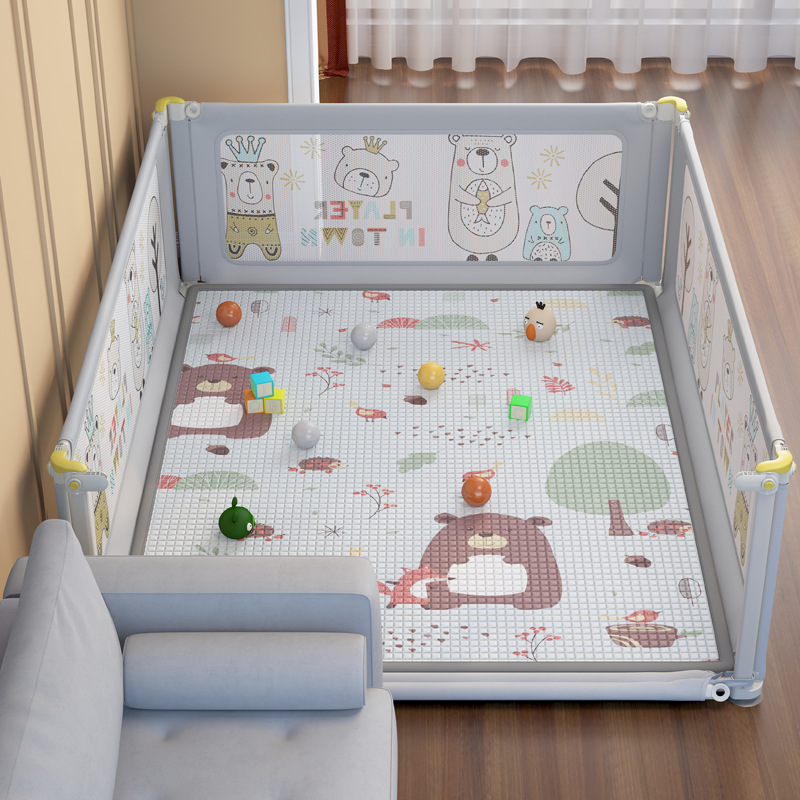 Children's play fence Boys and girls baby crawling learning fence indoor home playpen baby fence wholesale Specification drawing