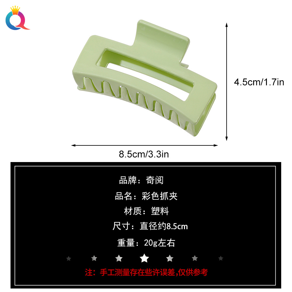 Qiyue Cross-border ins hair clips, stylish shark clips, updo hair grabbers, back of the head hair grabbers, hair accessories wholesale pic 28