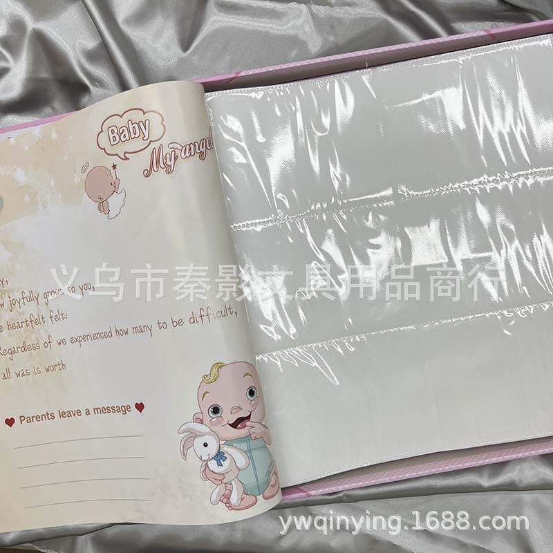 Baby growth album, children's photo album, 600-inch thin album, pocket photo album, student graduation commemorative album details Picture