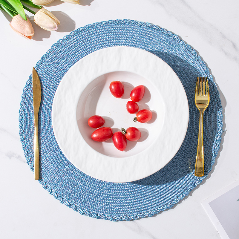 Cross-Border E-Commerce Bestseller Braided Pp Tablecloth, Heat Insulation Pad, Table Decoration, Simple And Light Luxury Tablecloth For Hotels Specification drawing