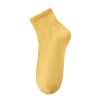 All-cotton girls' solid-color short socks, sports socks, spring and summer short socks, Zhuji socks, women's socks, wholesale pure cotton socks Item Picture
