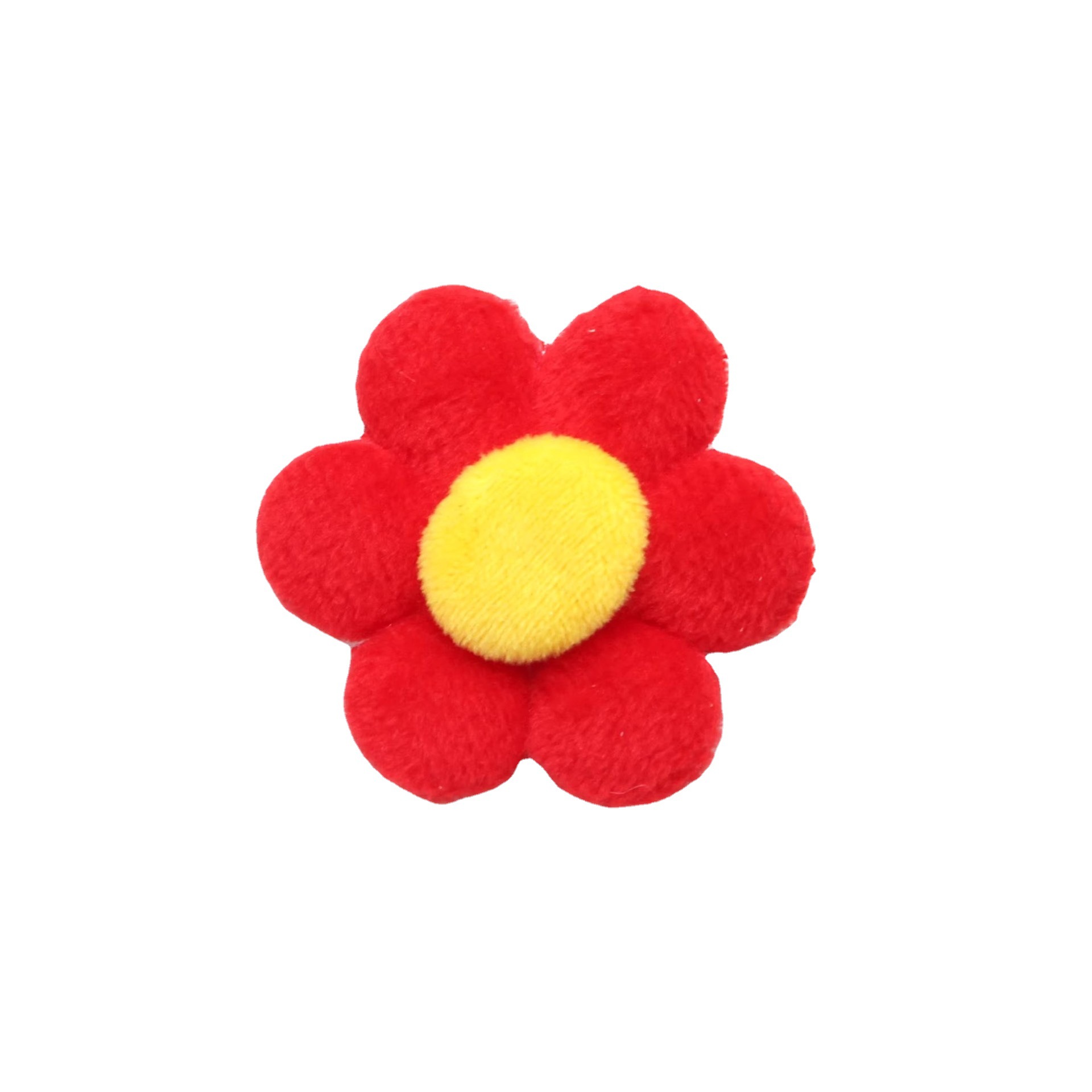 Kindergarten small red flower snap circle children's brooch hairpin net red girl flower cute creative hand loop hair band Item Picture