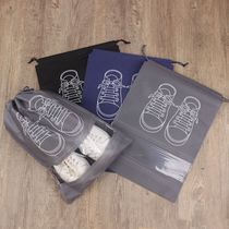 Shoe storage bag Shoe cover non-woven dust proof drawstring pocket Shoe wash store shoe bag logo