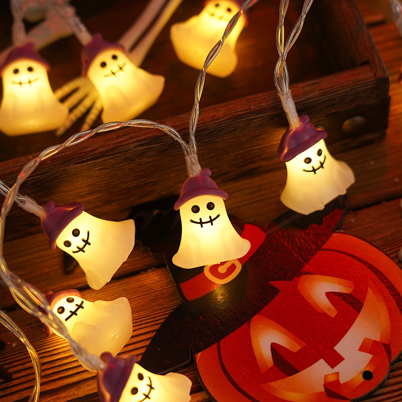 Transfronterizo nuevas lámparas de PVC blandas para halloween espejos de calabazas murciélagos lámparas decorativas cráneos LED lámparas de estilo de festival de fantasmas Specification image