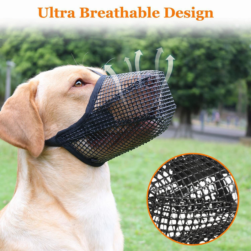 Dog muzzle mask anti-eating mouth cover anti-barking