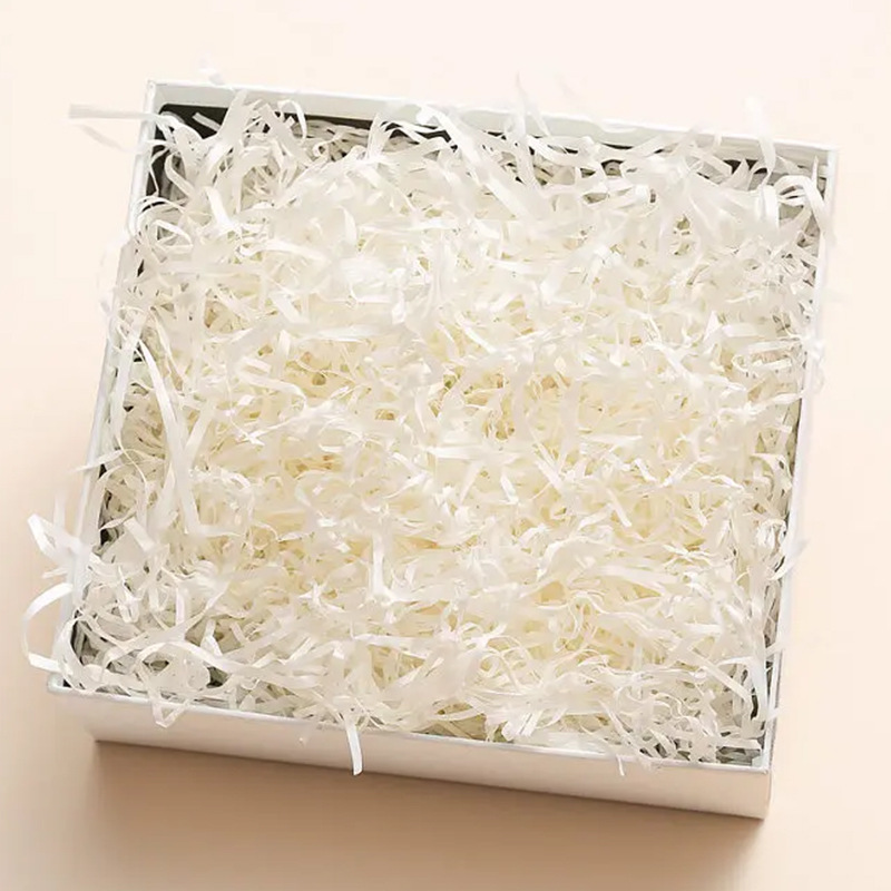 Beige raffia 10g, 20g, 30g wedding gift box packaging filling, gift box decoration raffia wholesale full figure