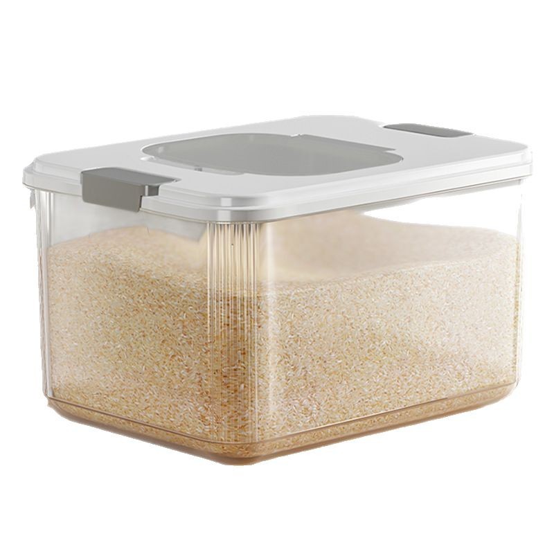 Rice bucket household 2025 new grain storage box rice cylinder insect-proof moisture-proof sealed cover bucket food-grade rice box Item Picture