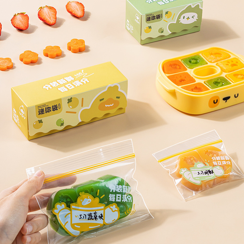 Special storage bags for household refrigerators with sealing