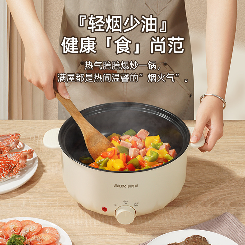 Oakes Electric Hot Pot Household Multi-Functional Electric Hot Pot 5L Large Capacity One Pot Gift Wholesale Electric Pot details Picture
