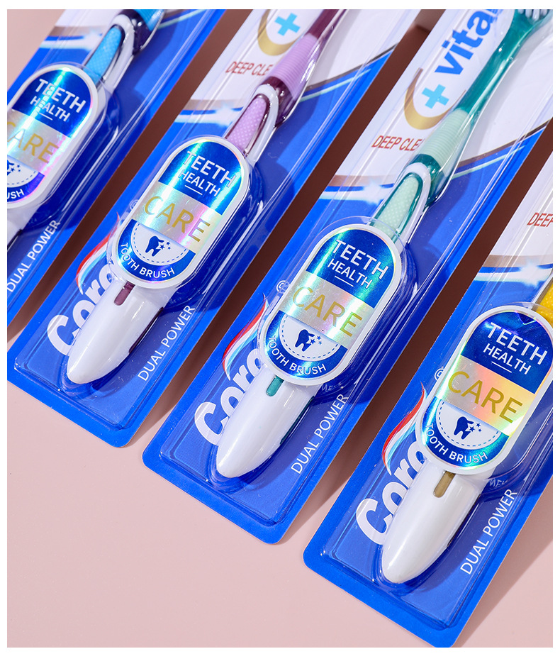Wholesale of 789 high-quality adult soft-bristled toothbrushes in full English packaging, specially designed for export Specification image