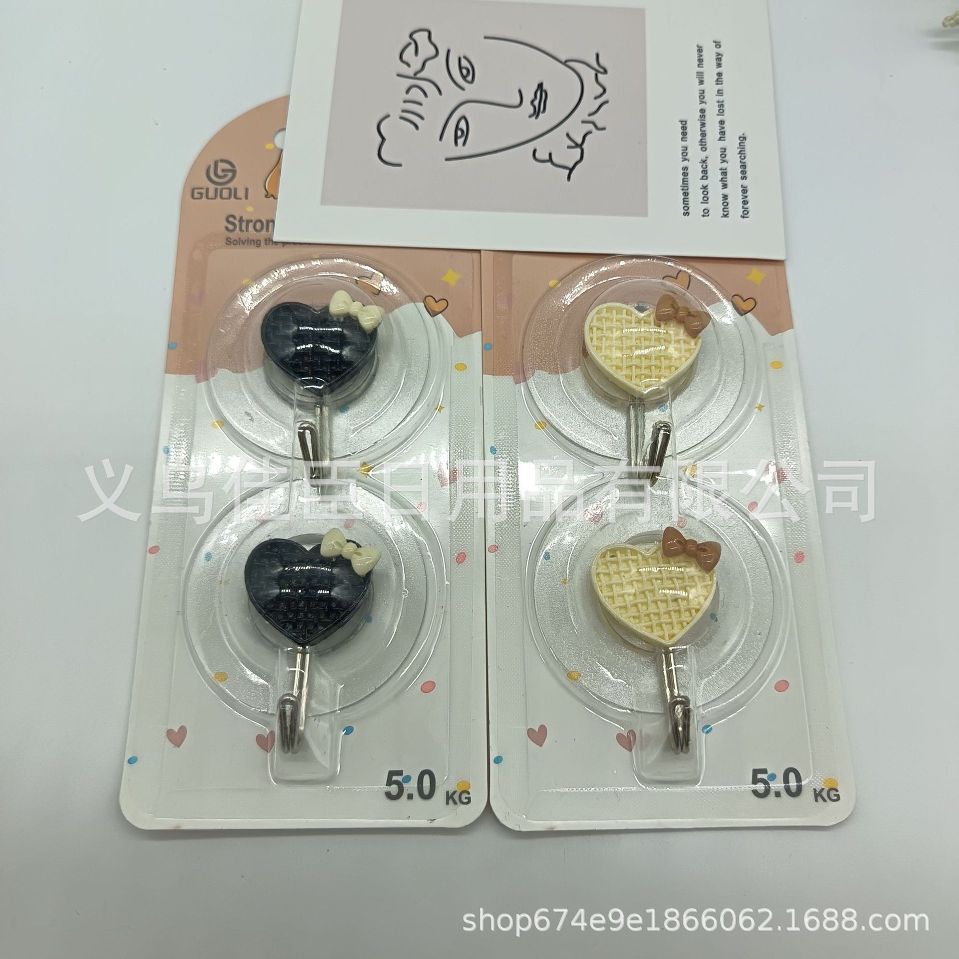 Amazon's best-selling grid cookies, heart-shaped cookies, bows, sticky hooks, creative hooks, traceless hooks, and powerful hooks full figure
