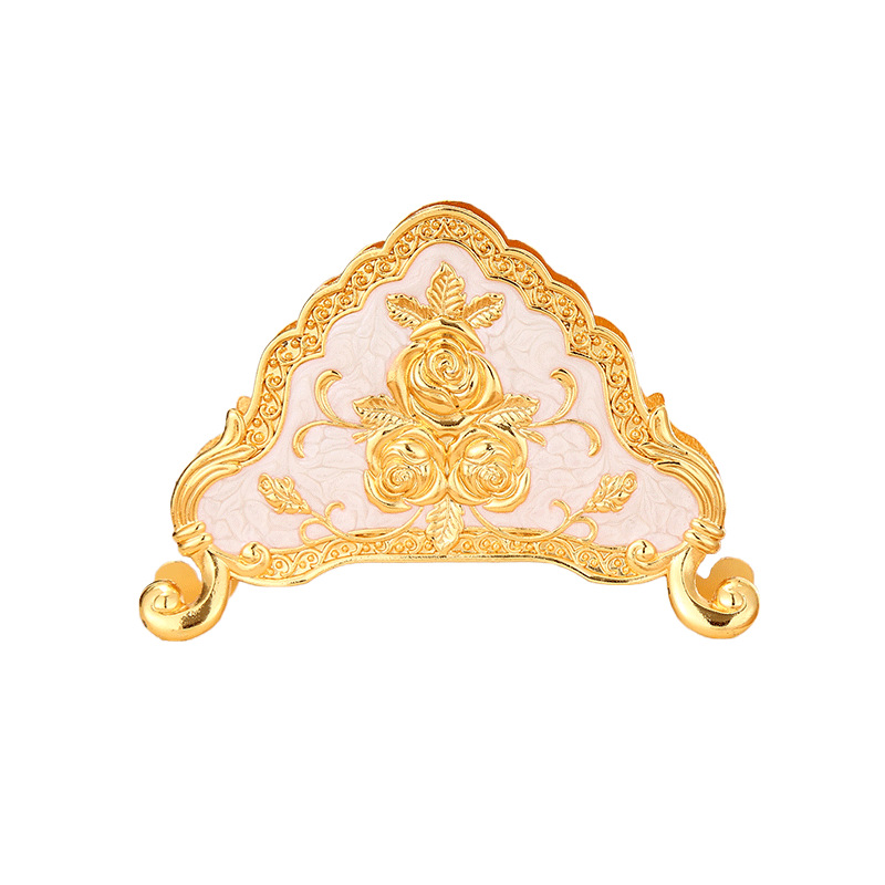 European Creative Paper Towel Rack High-Grade Three-Dimensional Simple Retro Light Luxury Western Restaurant Hotel Club Desktop Storage Clip Item Picture