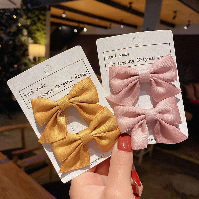 Bow Fascinator Children's Hairpin Female Cute Princess Hairpin Korean Girl Accessories Side Clipper Hairpin Fascinator Application Scenario