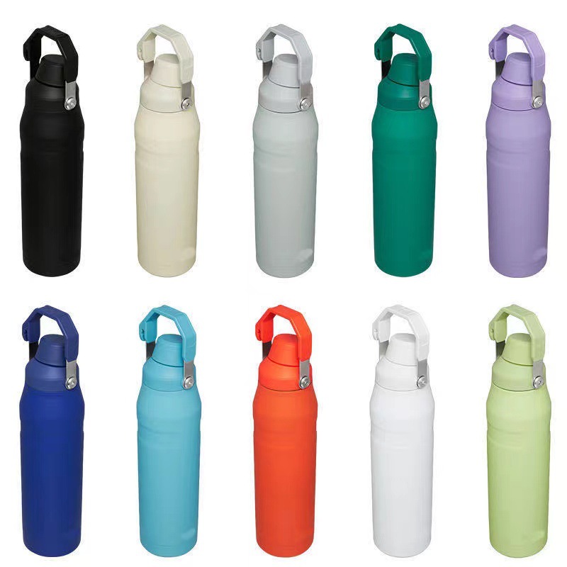 Cross-border exclusive 304 stainless steel insulated cups, portable travel sports water bottles, car travel cups wholesale