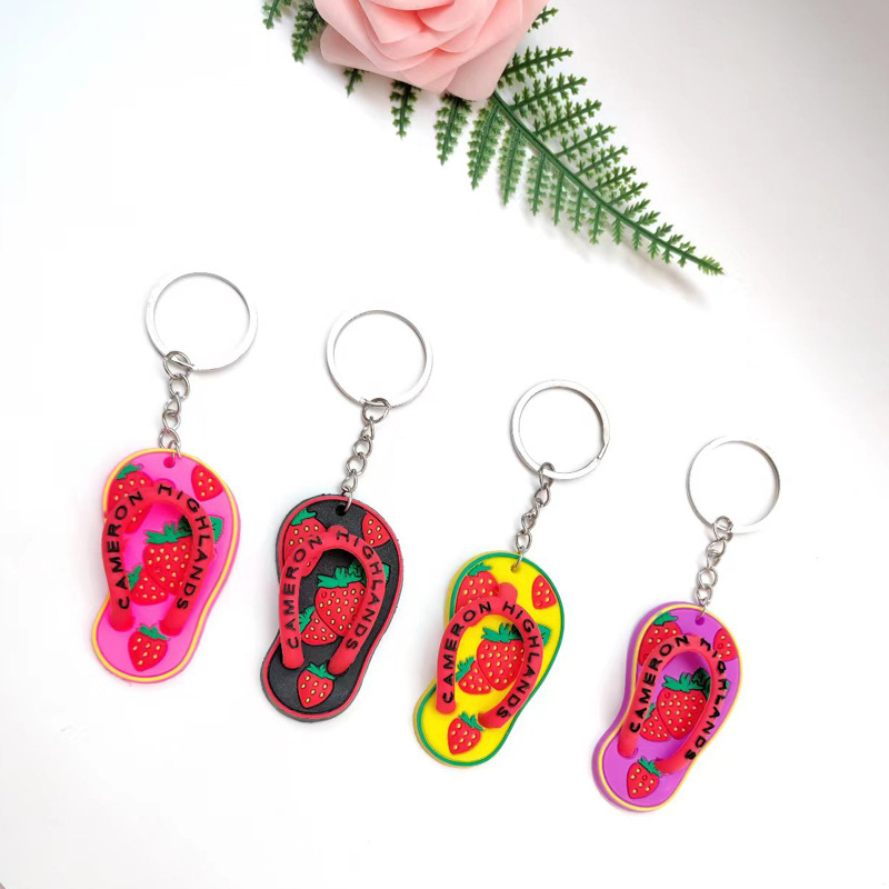 可爱个性拖鞋钥匙扣挂件装饰品创意小礼品旅游纪念品详情图4