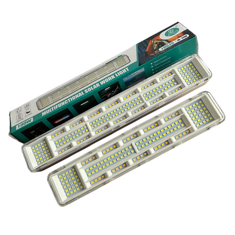 Cross-border distribution of LED solar outdoor camping and fishing camp lights, mobile energy storage emergency night market street stall lights Specification image