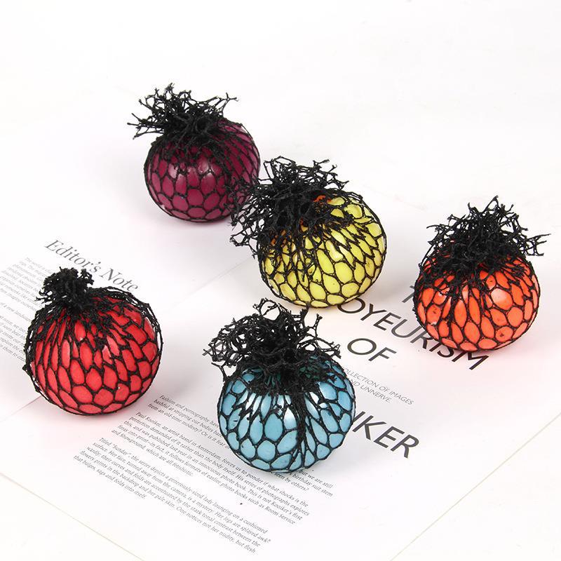 Cross-Border Large Vent Grape Ball Squeeze Extractor Creative Pinch Music Water Balloon Trick Novelty Toys Wholesale Specification drawing