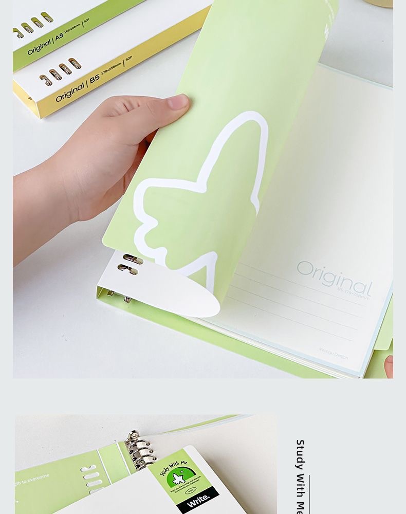 Wengu a5/b5 detachable loose-leaf notebooks for high school students, thickened notebooks for postgraduate entrance examination, junior high school students and primary school students pic 13