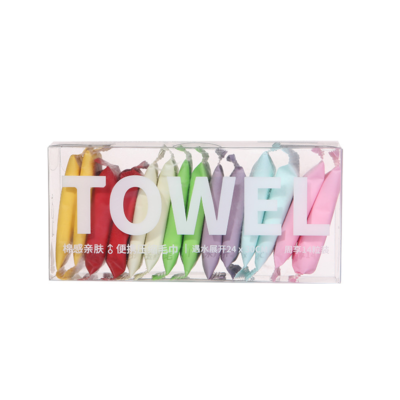 面料布匹/压缩毛巾白底实物图