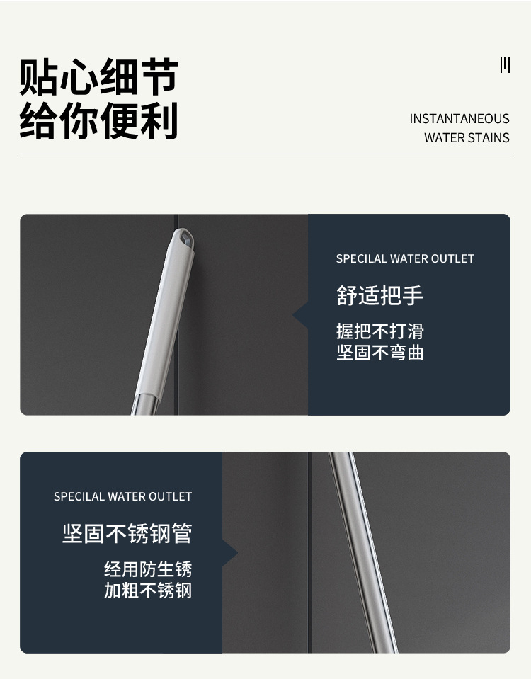 平板拖把家用2023新款一拖净免手洗加大吸水懒人地替换布神器卫生详情23