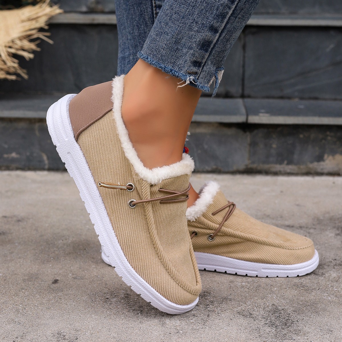 2023 Winter New Foreign Trade Large Size 11 Color Thick Soles Plus Thick Wool Suede Snow Boots For Women details Picture