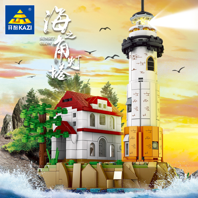 开智98729-32地标建筑中国积木玩具摆件模型儿童男孩乐高式拼装礼品批发