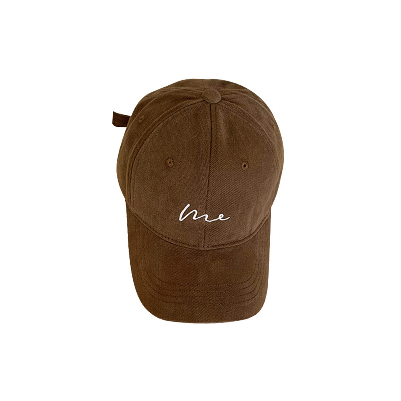 Khaki Wide Brim Baseball Cap Female Plus Deepen Long Brim Cap Cap Korean Cap Big Head Circumference Shows Small Face Item Picture