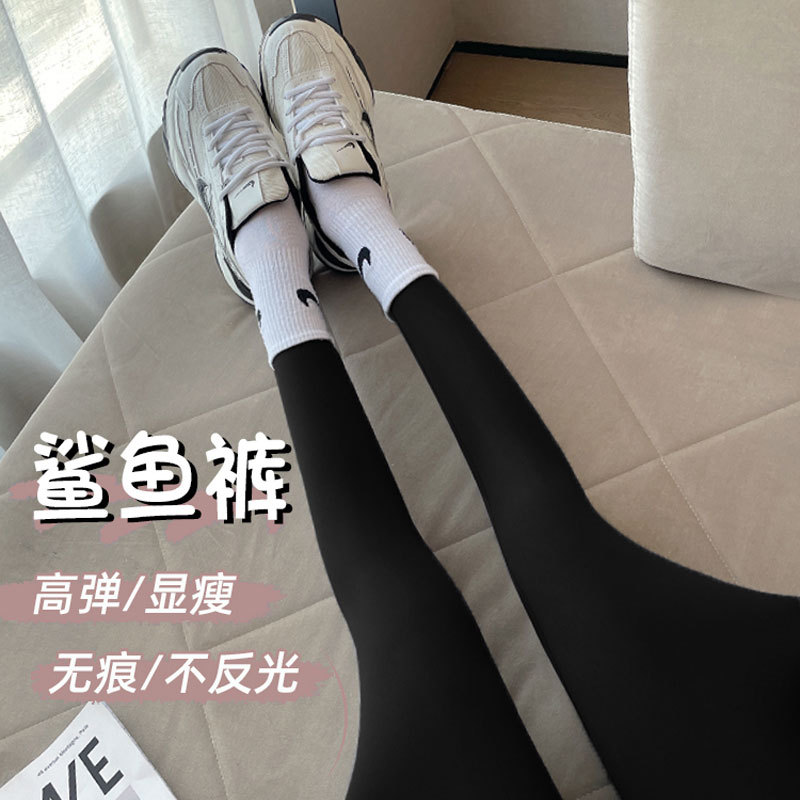 Autumn and winter leggings for women wholesale, with flexed outerwear, 2022 new grey tight yoga Barbie pants, shark pants for women Specification image