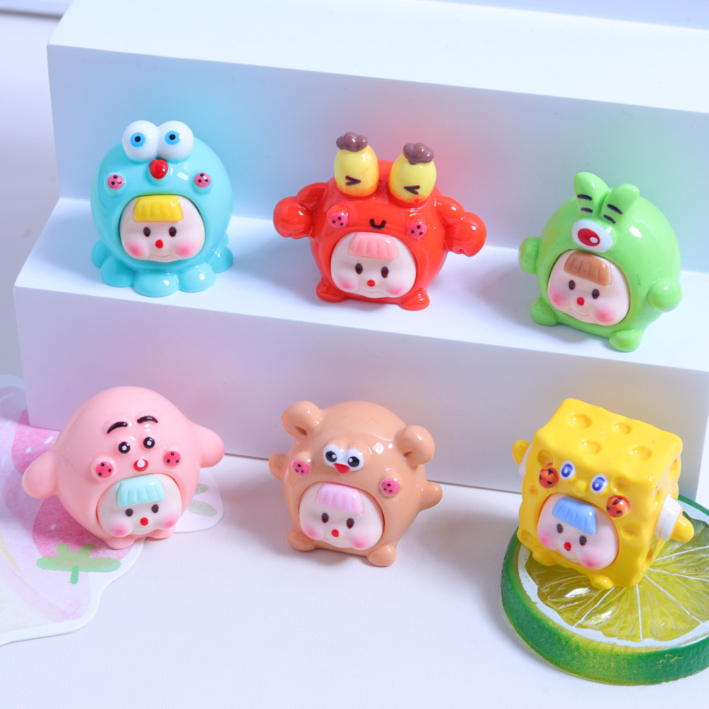 立体海洋妹d/diy饰品/树脂配件细节图