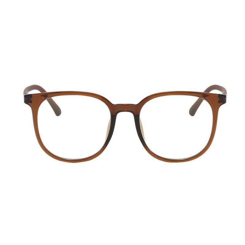 Wholesale of ultra-light large-frame, plain-faced myopia glasses frame for women, high-definition anti-blue light flat glasses without prescription Item Picture