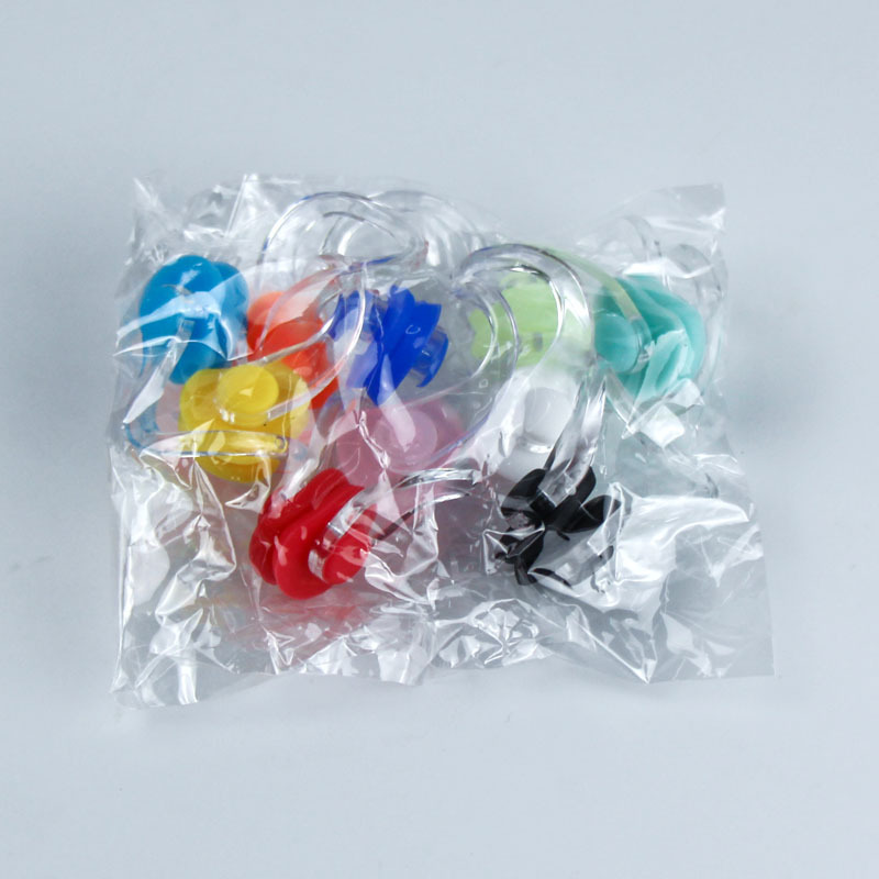 Swimming Nose Clip Silicone Bags For Children And Adults Swimming Nose Plugs Manufacturers Spot Training Swimming Supplies