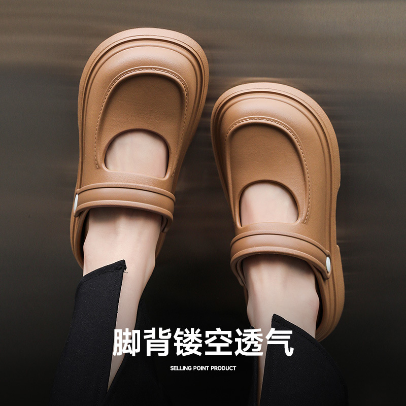 人字拖女夏季沙滩/凉拖/地摊模式夏凉拖/洞洞鞋/eva凉拖产品图