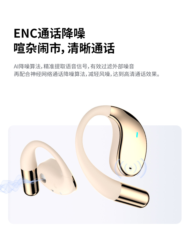 The new cross-border over-ear Bluetooth headphones feature AI translation, high-quality sound, OWS, in-ear wireless sports, and ultra-long battery life pic 10