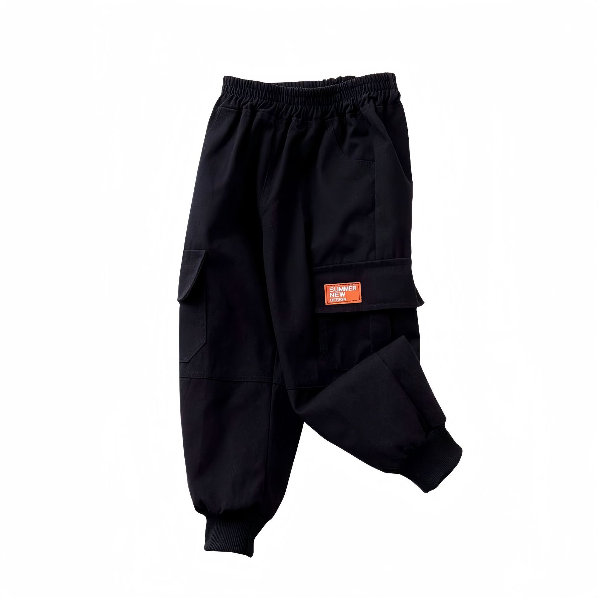 Boys' thin pants spring and autumn clothing 2024 new style casual long pants Children's sportswear pants Baby stylish and trendy Item Picture