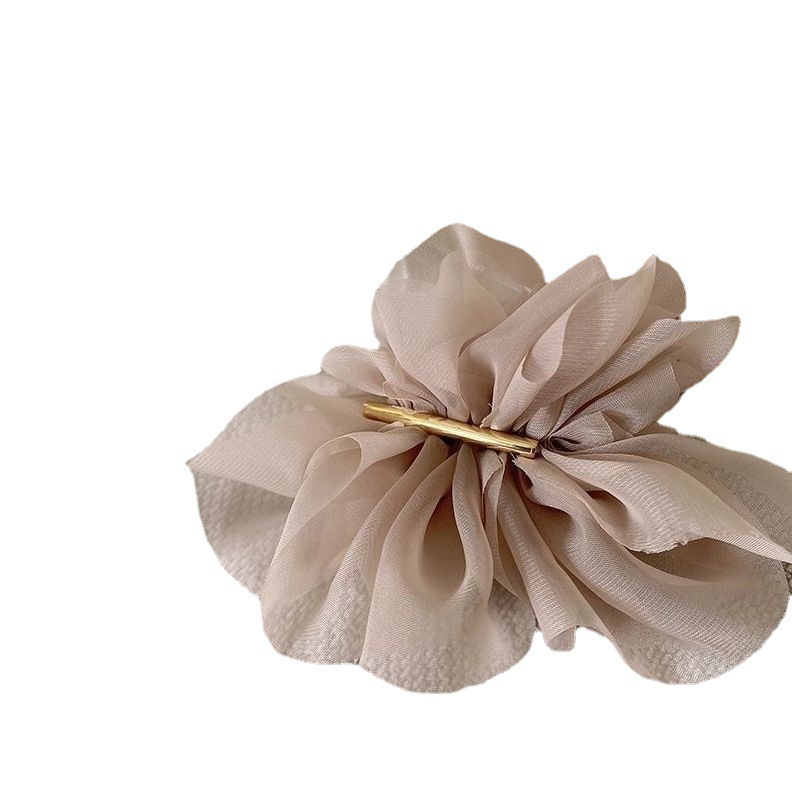 超仙气质雪纺白底实物图