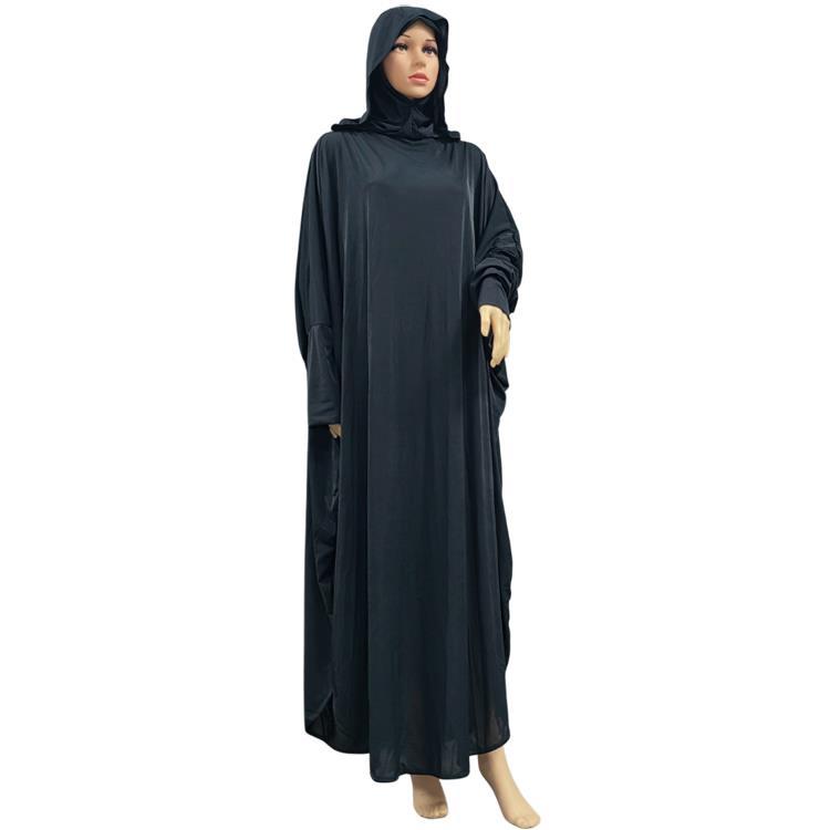 Muslim Woman Khimar Full Covered Hooded Abaya Long Maxi Dress Kaftan