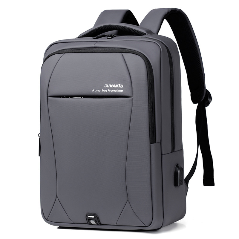 商务防水背包男士多功能电脑包时尚双肩包大容量旅行包 可印logo详情图2