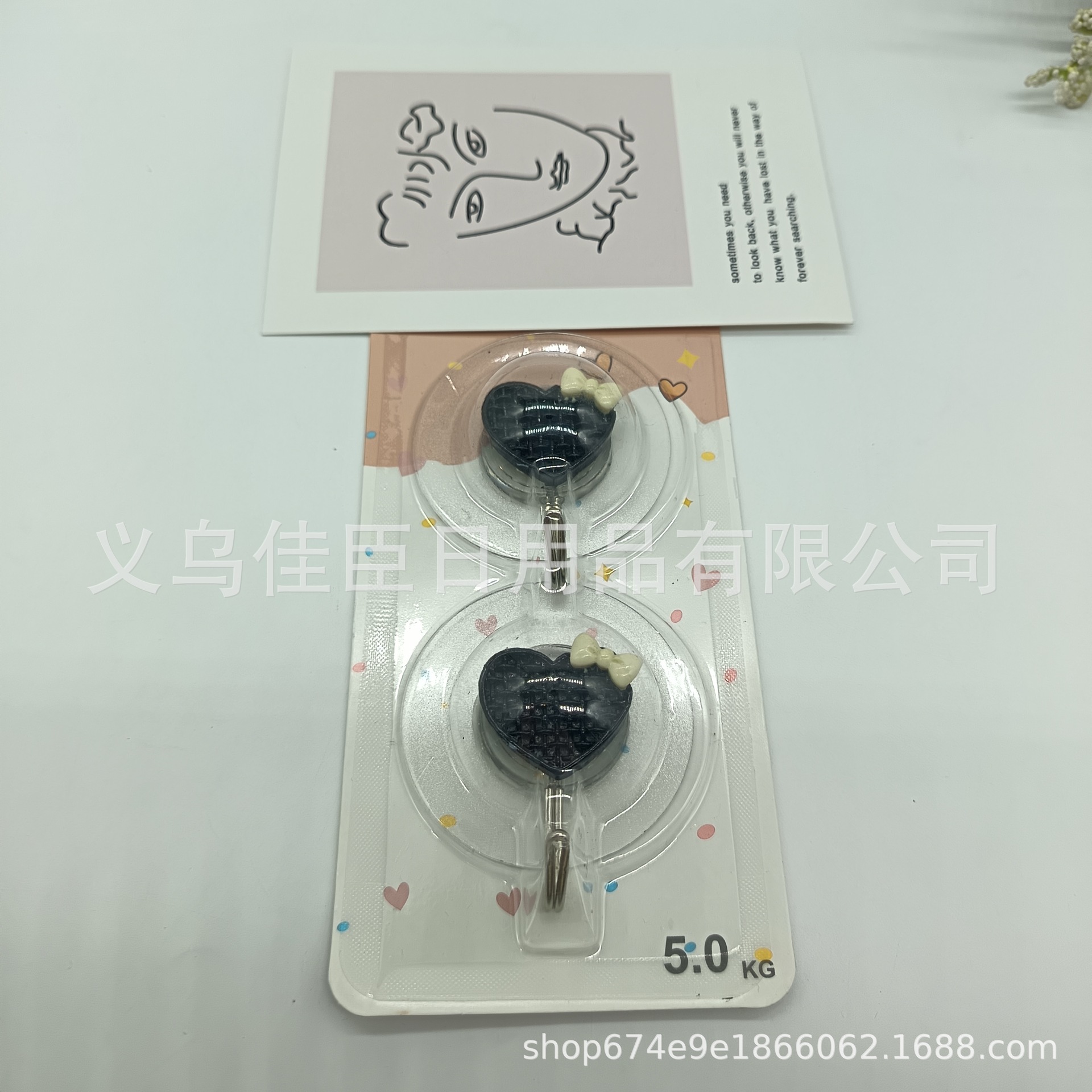 Amazon's best-selling grid cookies, heart-shaped cookies, bows, sticky hooks, creative hooks, traceless hooks, and powerful hooks Specification drawing