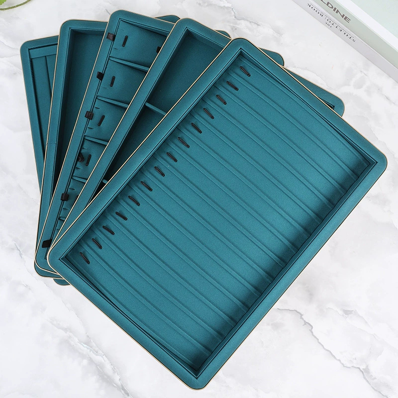 Jewelry display tray, necklace pendant, accessory storage box, ring plate, stud earrings, earrings, bracelet display props details Picture
