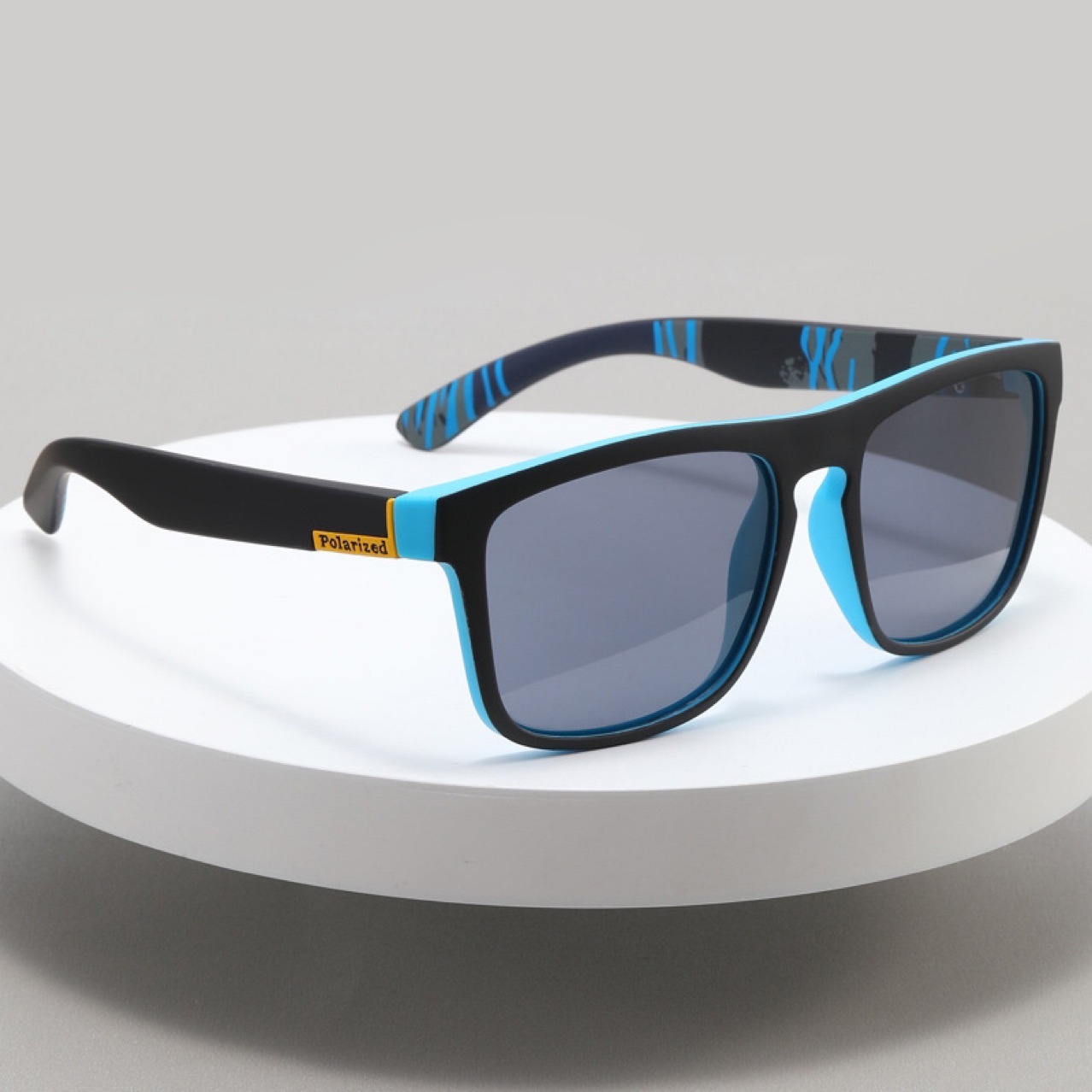 Hot-selling cross-border cycling glasses, outdoor sports sunglasses, UV-resistant men's driving nylon polarized sunglasses
