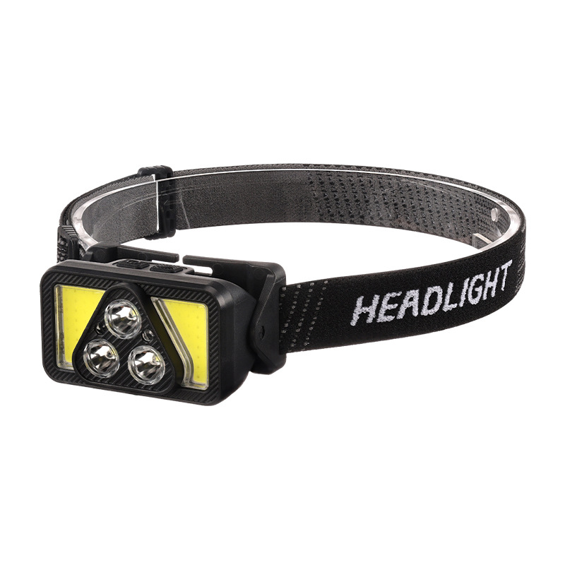 手电筒/强光手电筒/手电/手压电筒/电棒白底实物图