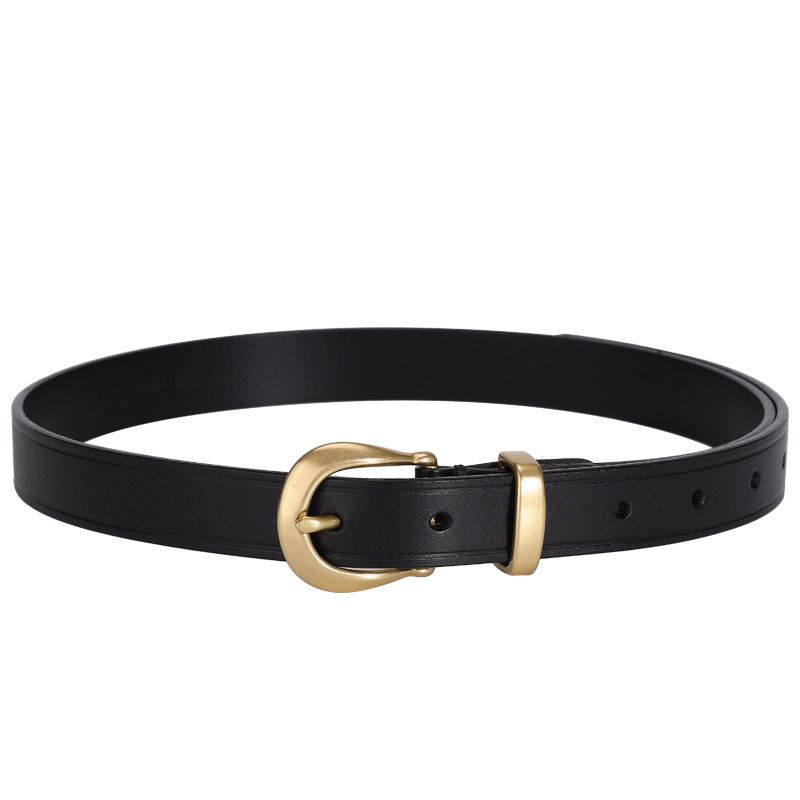 皮带/懒人腰带/腰带/男士皮带/腰带扣女韩版白底实物图