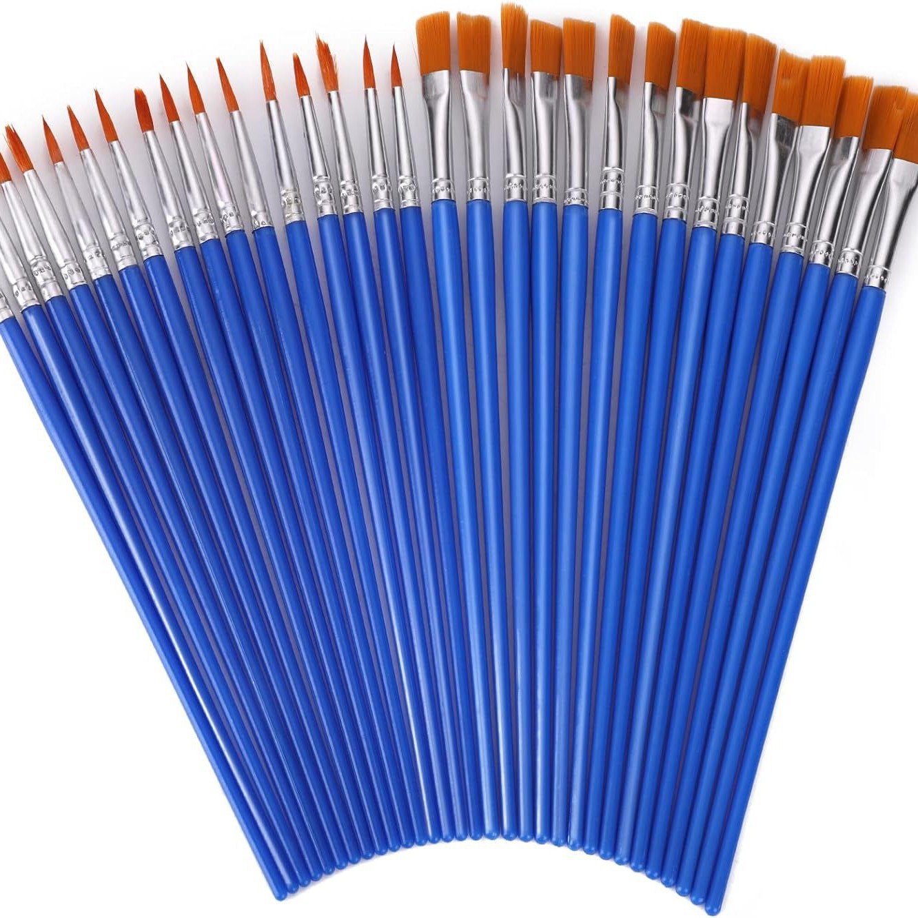 儿童尼龙毛数字油画笔涂鸦涂色颜料画刷幼儿园描线勾线笔水彩水粉