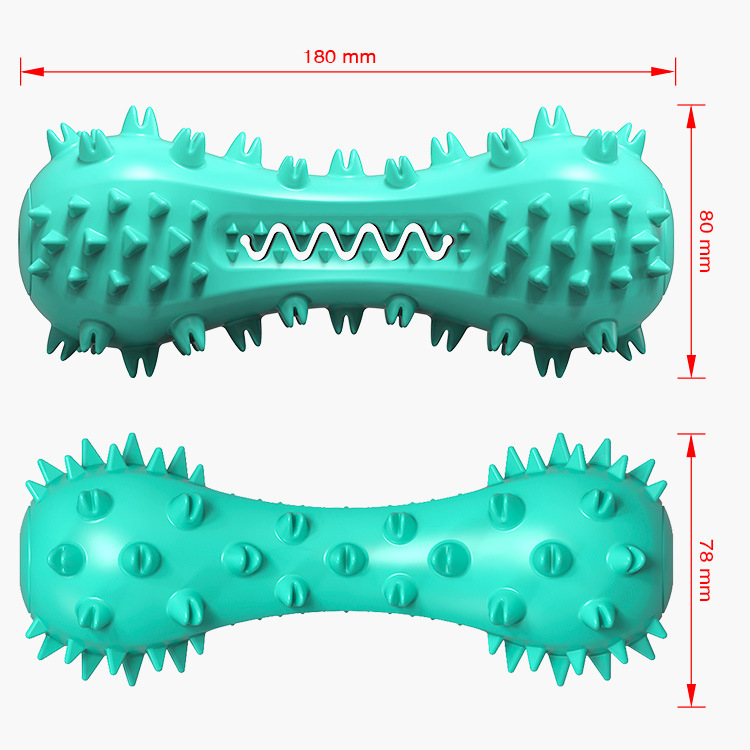 New type of pet toy: Dog teething and teeth cleaning toy, resistant to biting, leak-proof and vocal pet dog toothbrush toy Application Scenario