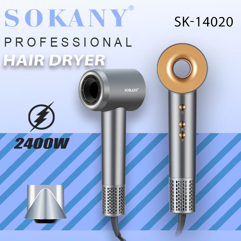 Export SOKANY14020 high-speed hair dryer, household cold and hot wind power, dry hair care and hair styling hair dryer